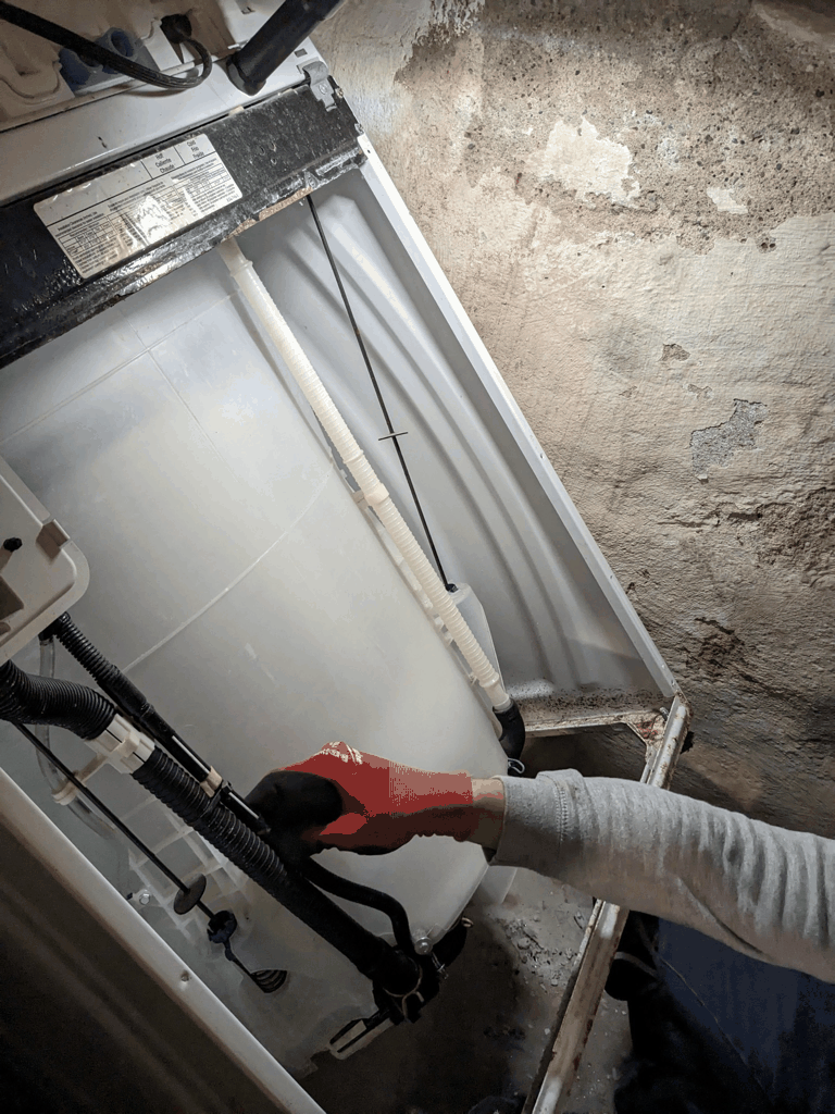 Maytag top-load washer suspension rod replacement service in Fishtown Philadelphia