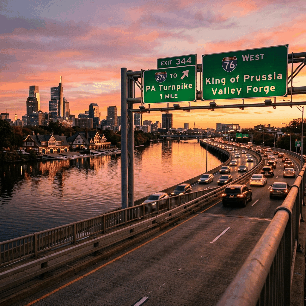 West and Northwest Philadelphia appliance repair service area with residential neighborhood